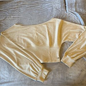 Cream BuffBunny Long Sleeve Crop